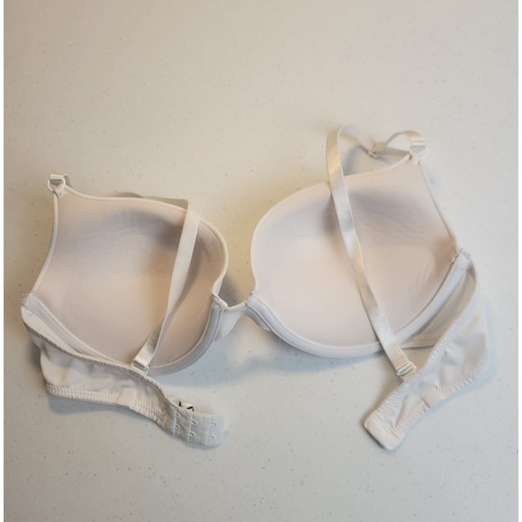 Maidenform Underwire Push Up Bra One Fab Fit White Convertible Size 36D - Picture 5 of 7